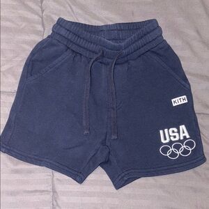 Kith Kids Navy USA Shorts